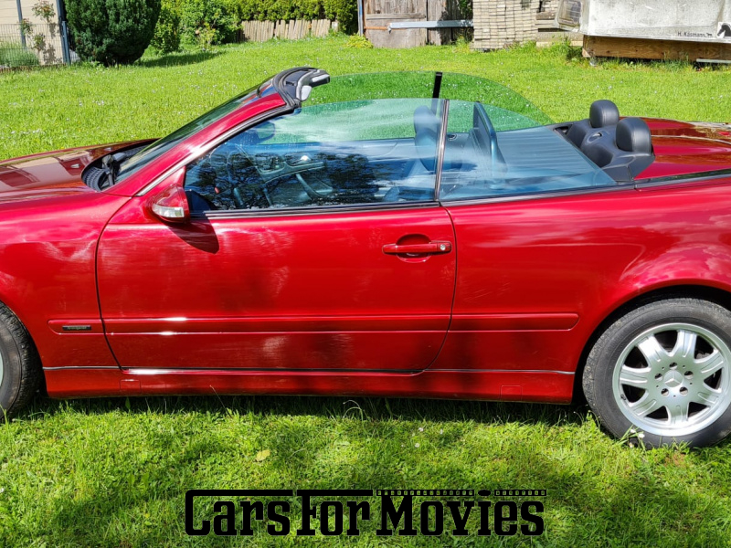CarsForMovies | Mercedes Benz CLK 320  2001 Deutschland Rot Schwarz Zivilfahrzeug Cabrio Baden-Württemberg 6885 